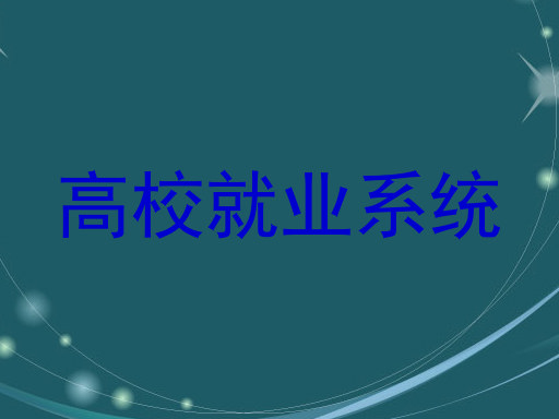 高校就业系统