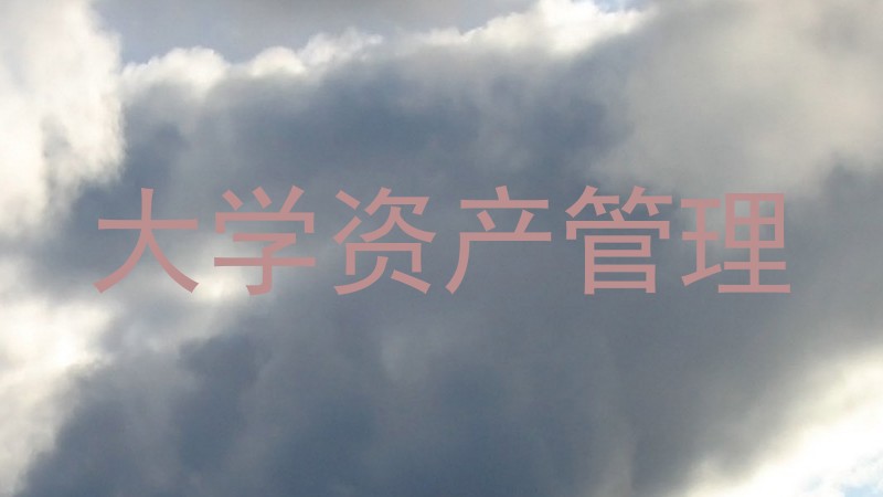 大学资产管理