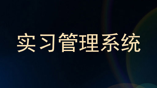 实习管理系统