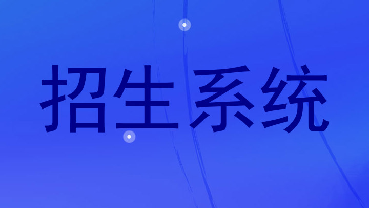 招生系统