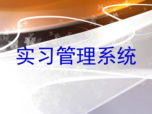实习管理系统