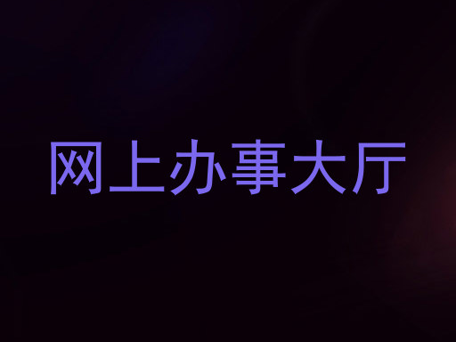 网上办事大厅