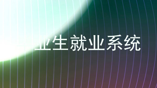 毕业生就业系统