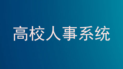 高校人事系统