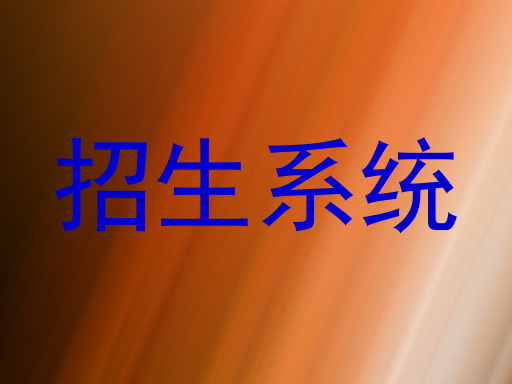 招生系统