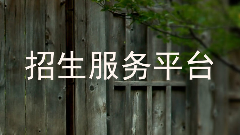 招生服务平台