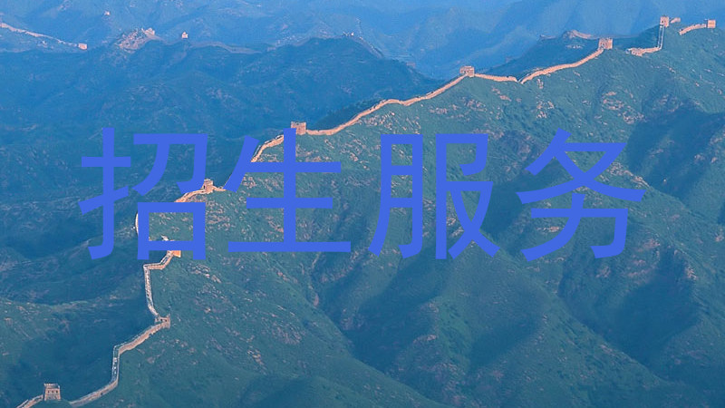 招生服务