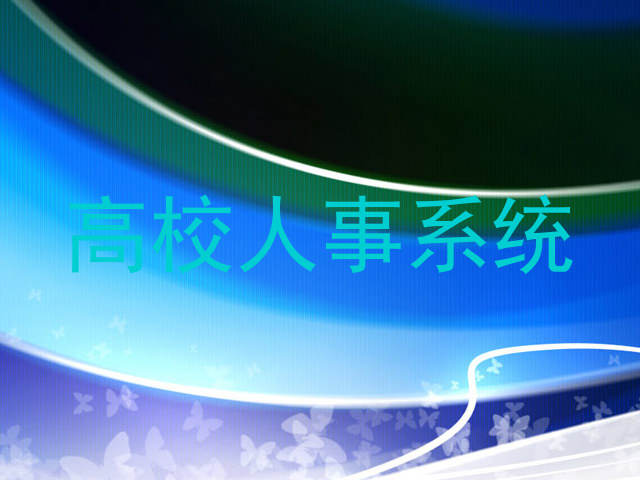 高校人事系统
