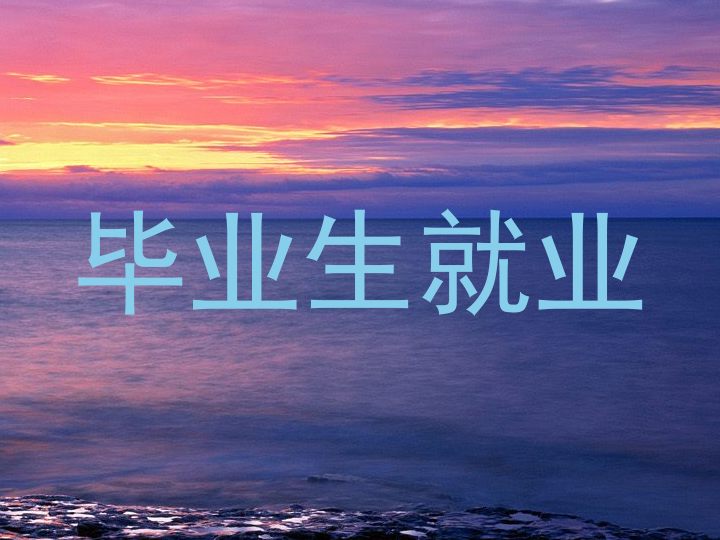 毕业生就业