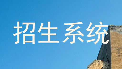 招生系统