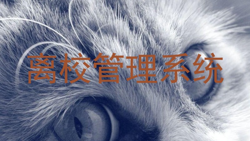 离校管理系统