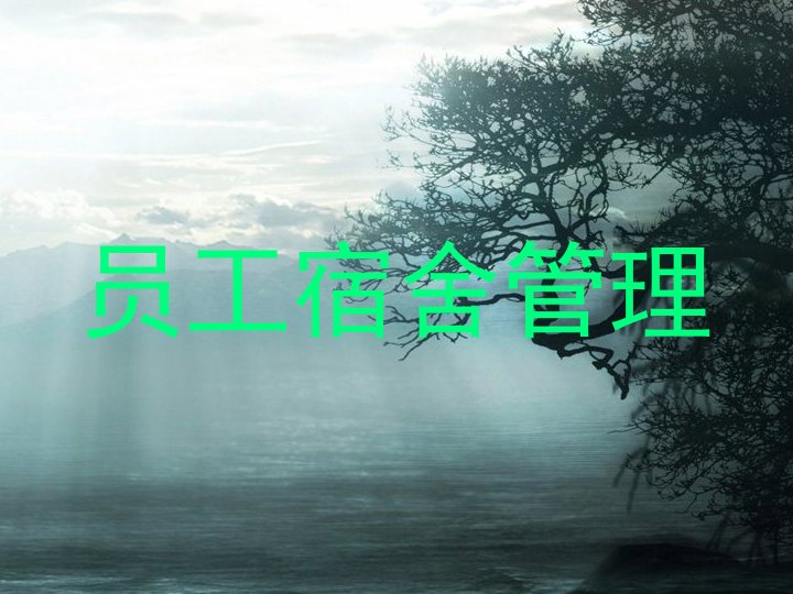 员工宿舍管理