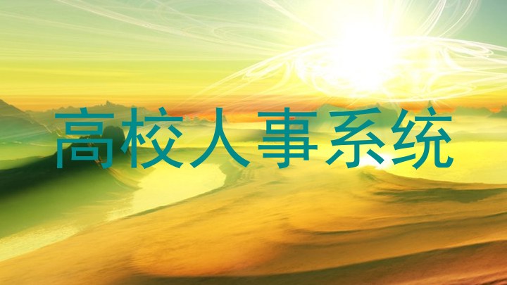 高校人事系统