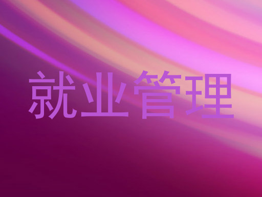 就业管理