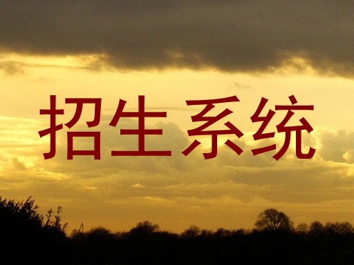 招生系统
