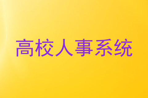 高校人事系统