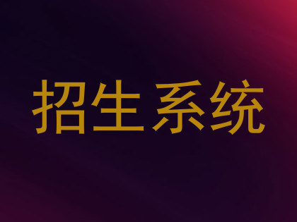 招生系统