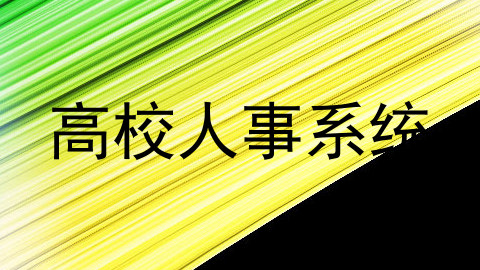 高校人事系统