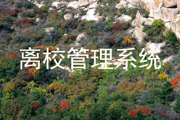 离校管理系统