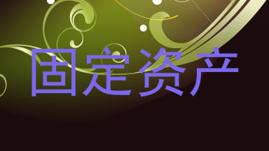 固定资产