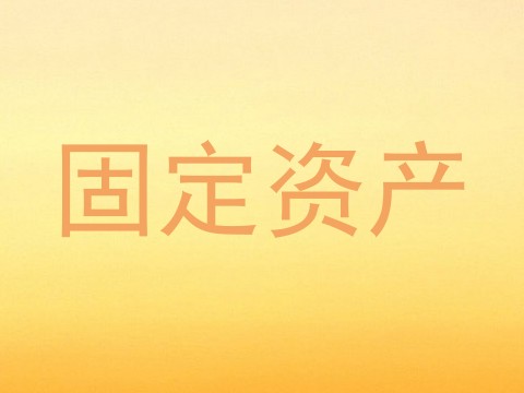 固定资产