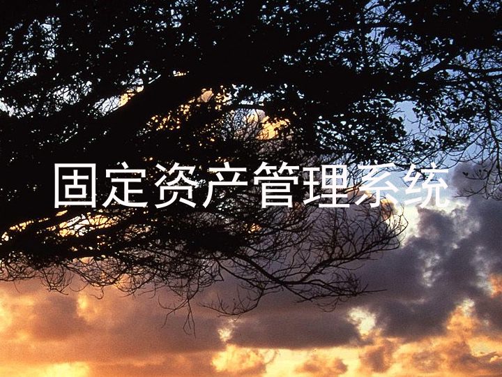 固定资产管理系统