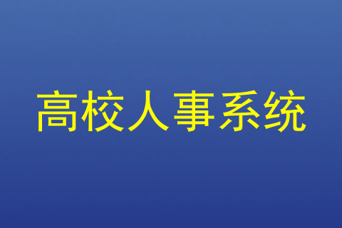高校人事系统