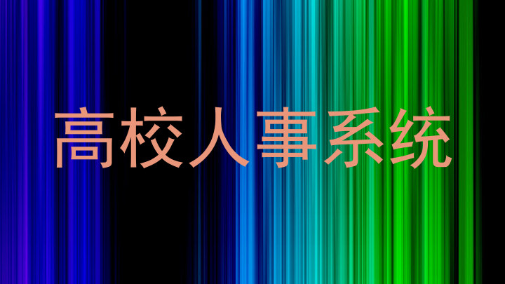 高校人事系统