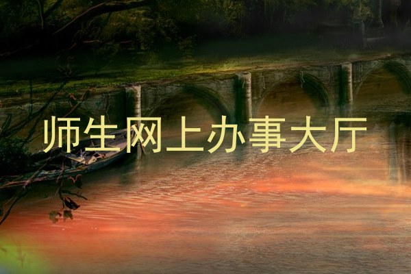 师生网上办事大厅