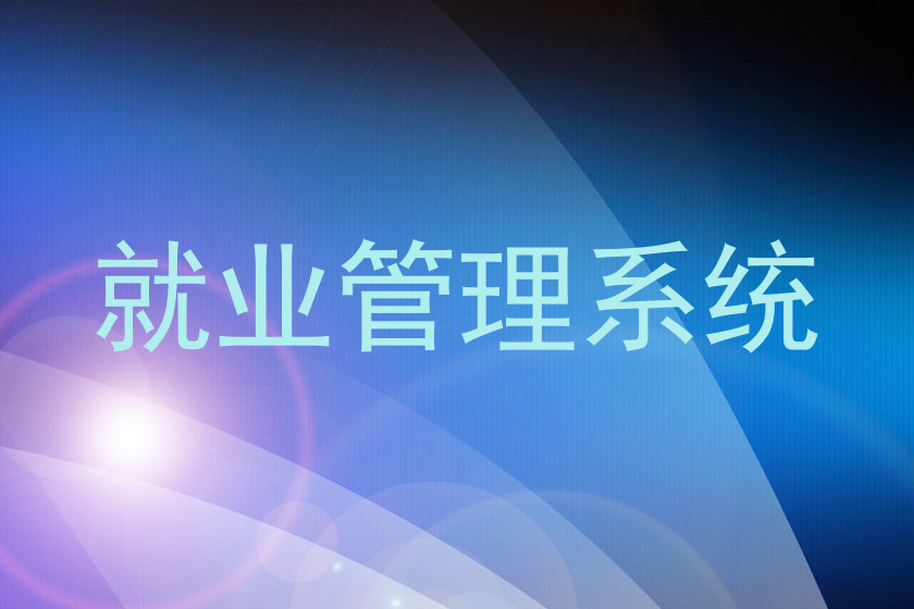 就业管理系统