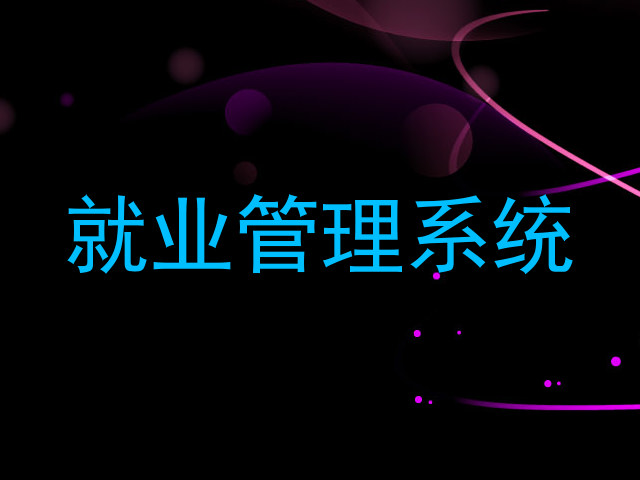 就业管理系统