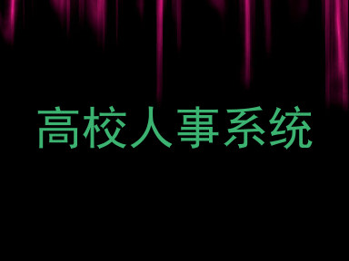 高校人事系统