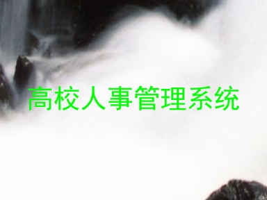 高校人事管理系统