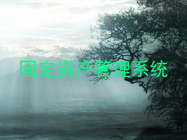 固定资产管理系统