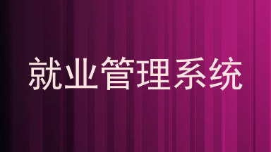 就业管理系统