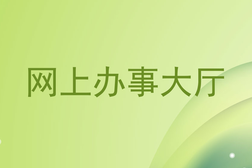 网上办事大厅