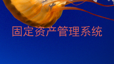 固定资产管理系统
