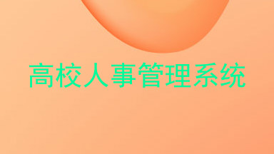 高校人事管理系统