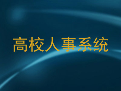 高校人事系统