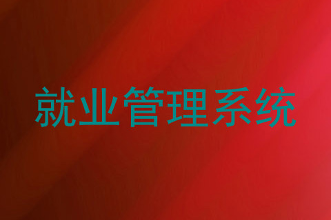 就业管理系统