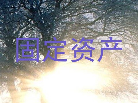 固定资产