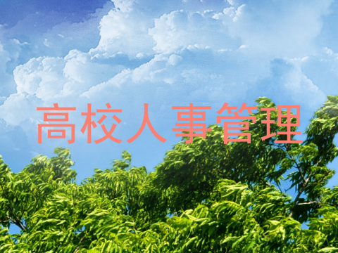 高校人事管理