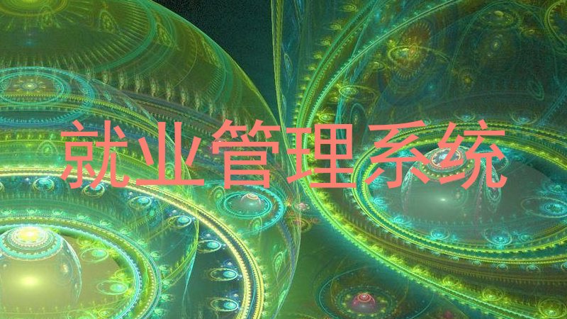 就业管理系统