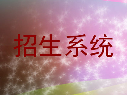招生系统