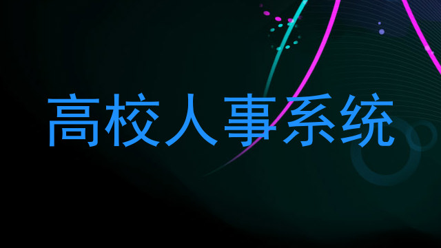 高校人事系统