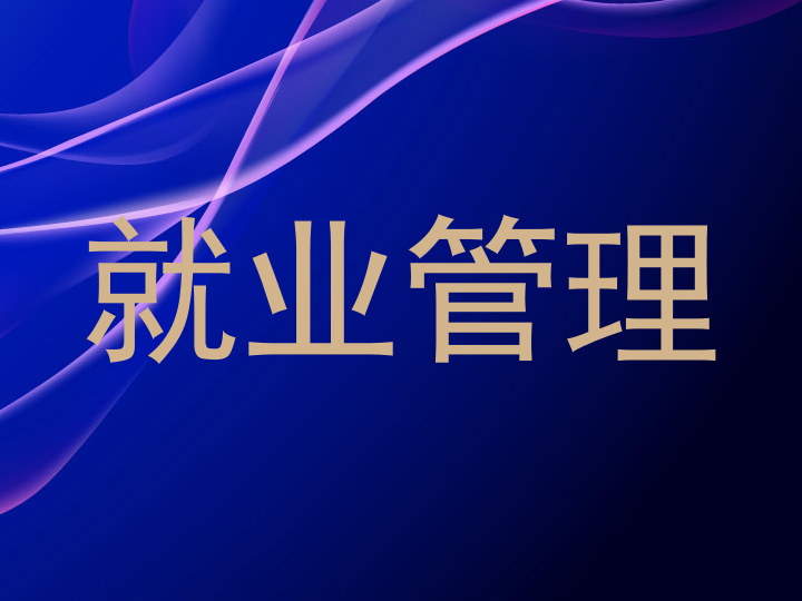 就业管理