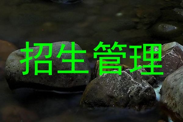 招生管理