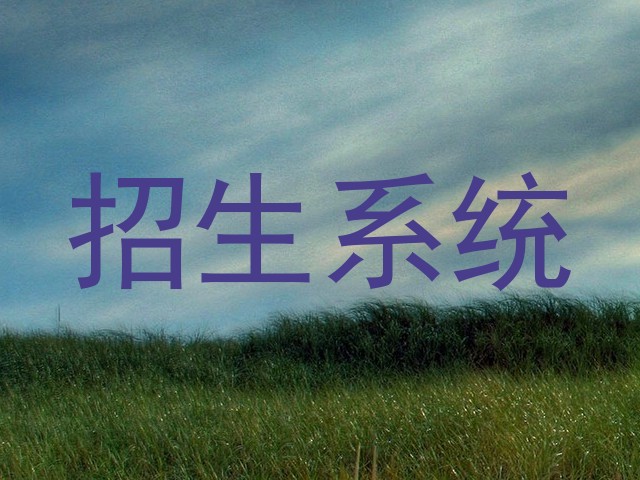 招生系统