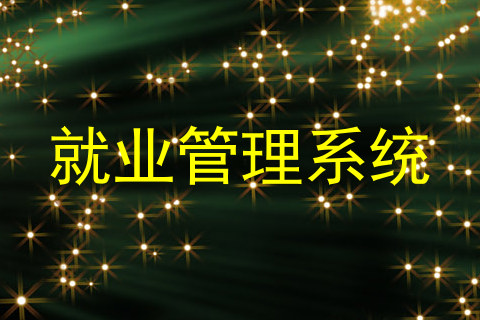 就业管理系统