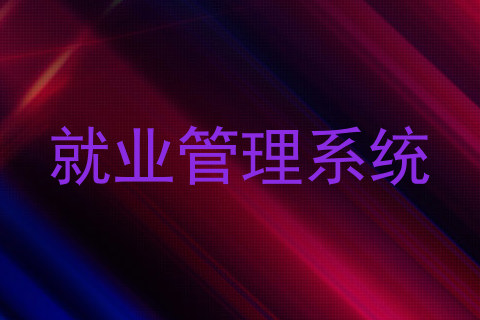 就业管理系统